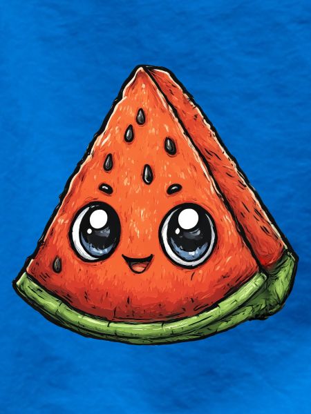 Kawaii Wassermelonen Slice