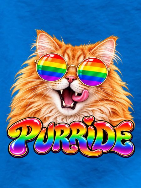 Regenbogen Pride Katze