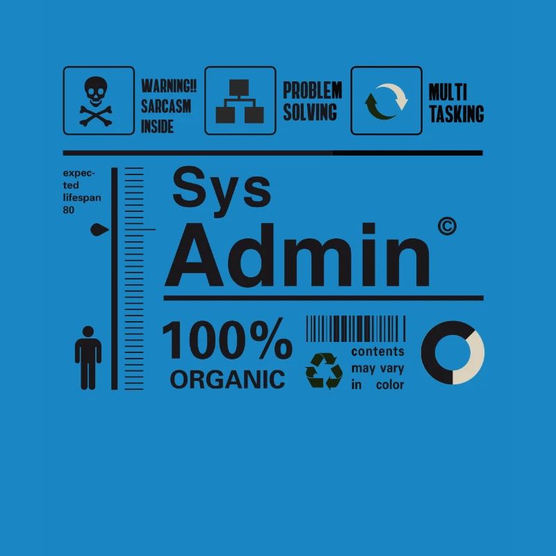 administrateur système ordinateur nerd pc kit programmeur humour lo