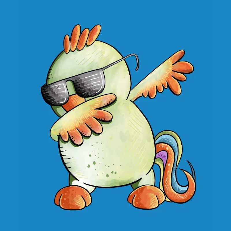 Dab Dance Rooster I Dabbendes Chicken