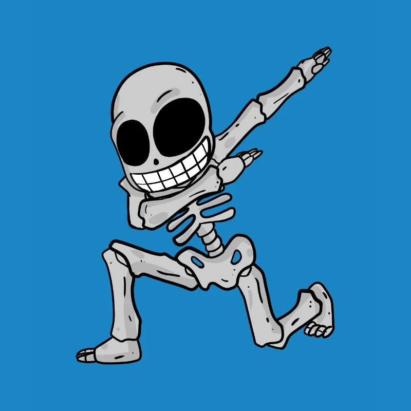 Skeleton dabbing