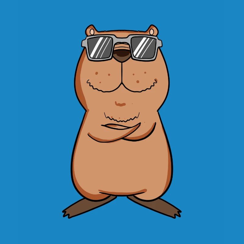 cooles Capybara