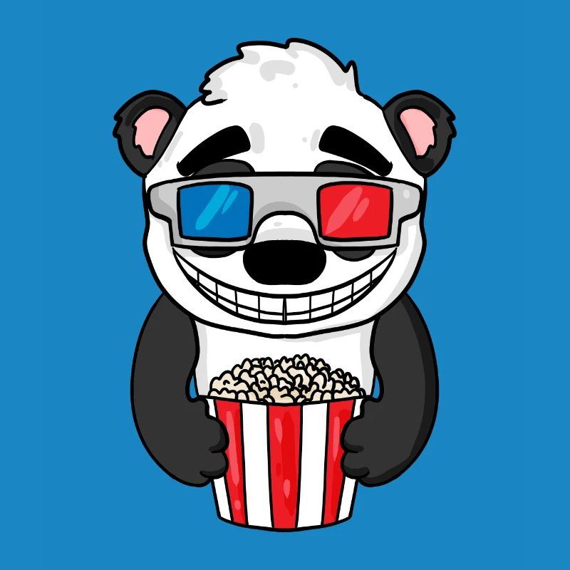 Panda Bear Popcorn Cinema