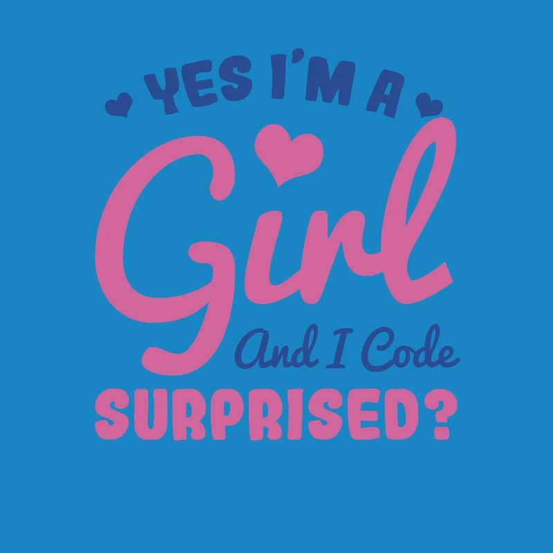 Fille et programmeuse