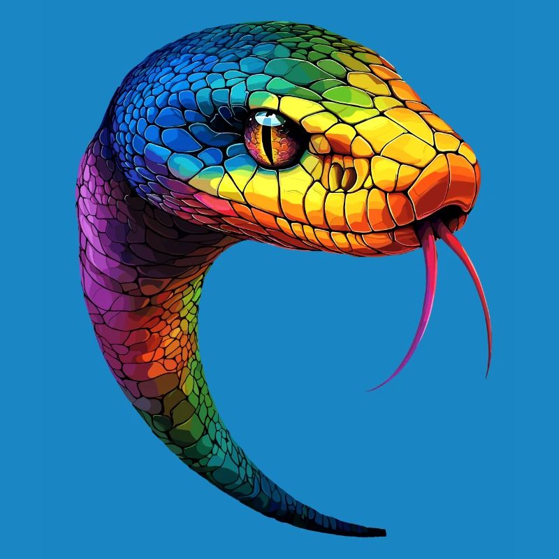 Serpent Python Cobra Mamba Serpent à sonnettes Serpent