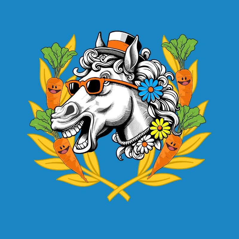 Pferd Pferdekopf Pferde Sieger Siegen Lorbeerkranz