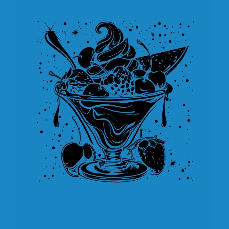 Eiscreme Eisbecher