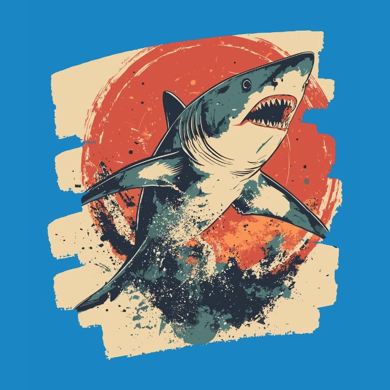Requin rétro