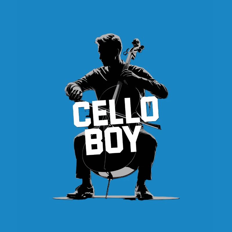 Violoncelle Garçon Silhouette Violoncelle