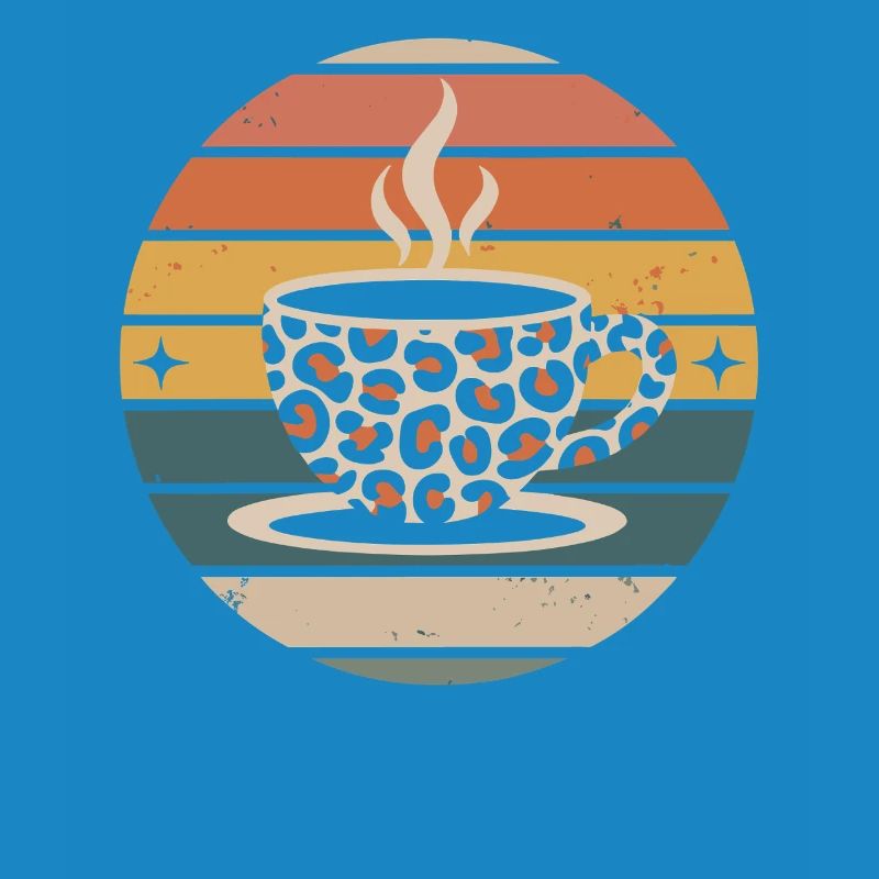 Retro Coffee Cup Coffee