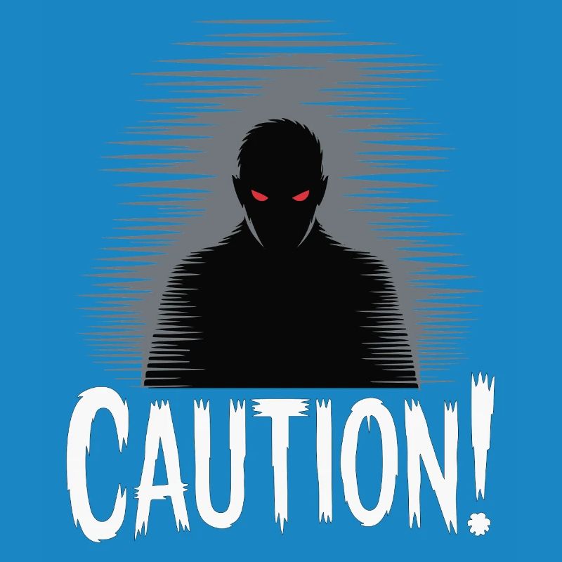 Graphique d'avertissement Dark Shadow