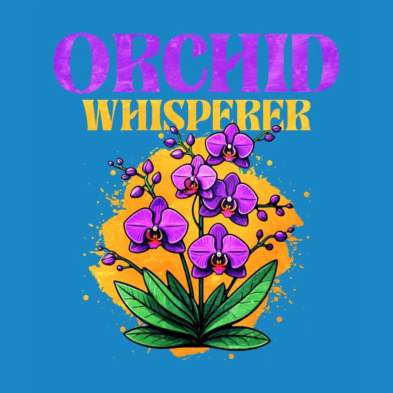Conception de murmure d'orchidée
