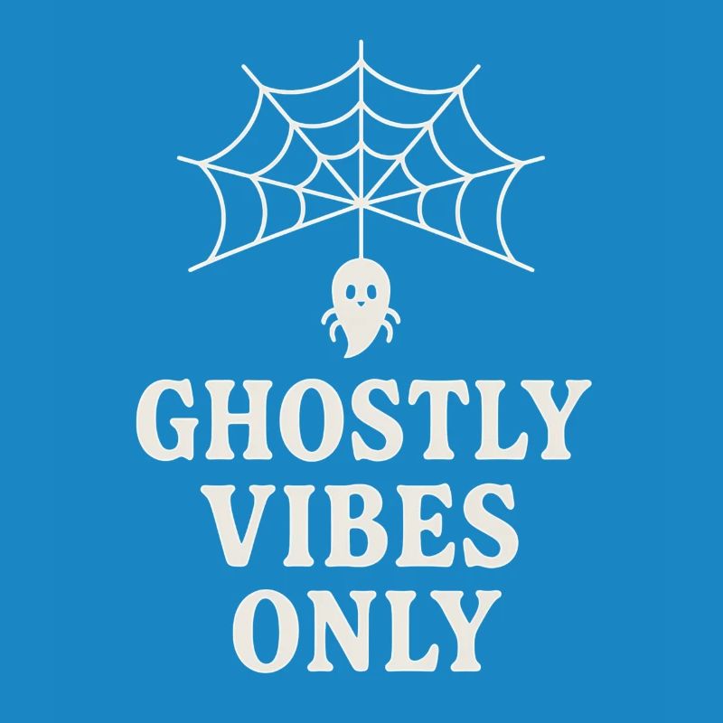 Geistlicher Spinnenweb-Print mit Geist