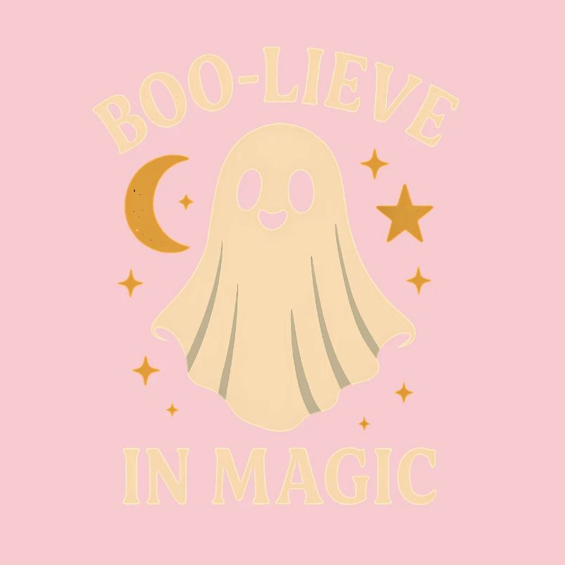 Ghost design with magic theme