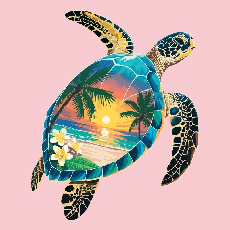 Turtle Waves Surf Turtle Surfer Turtles