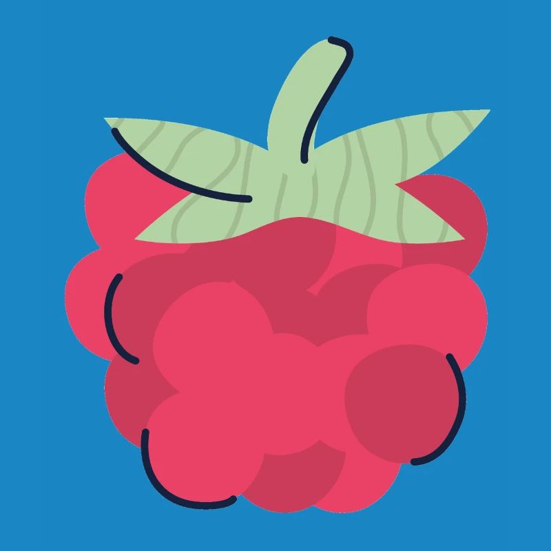 Raspberry Pop Art Berry