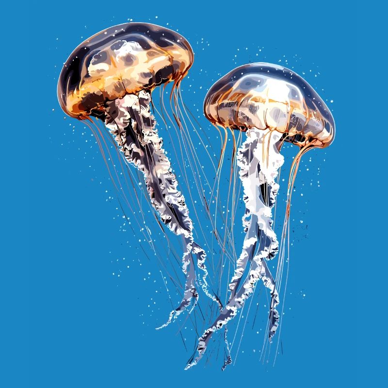 Méduse Méduse de feu Méduse Méduse mignonne