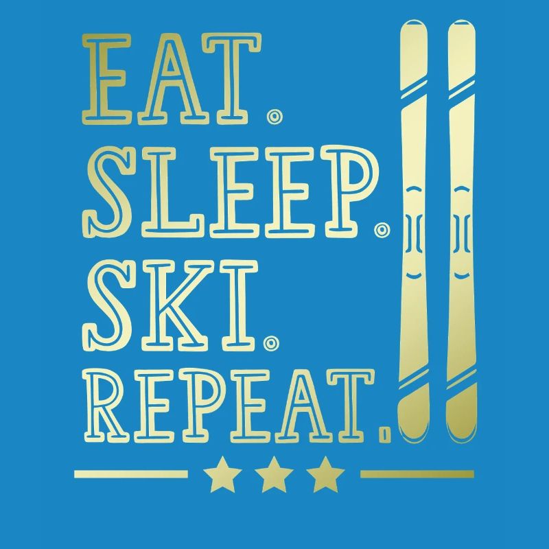 Manger dormir Ski Répéter