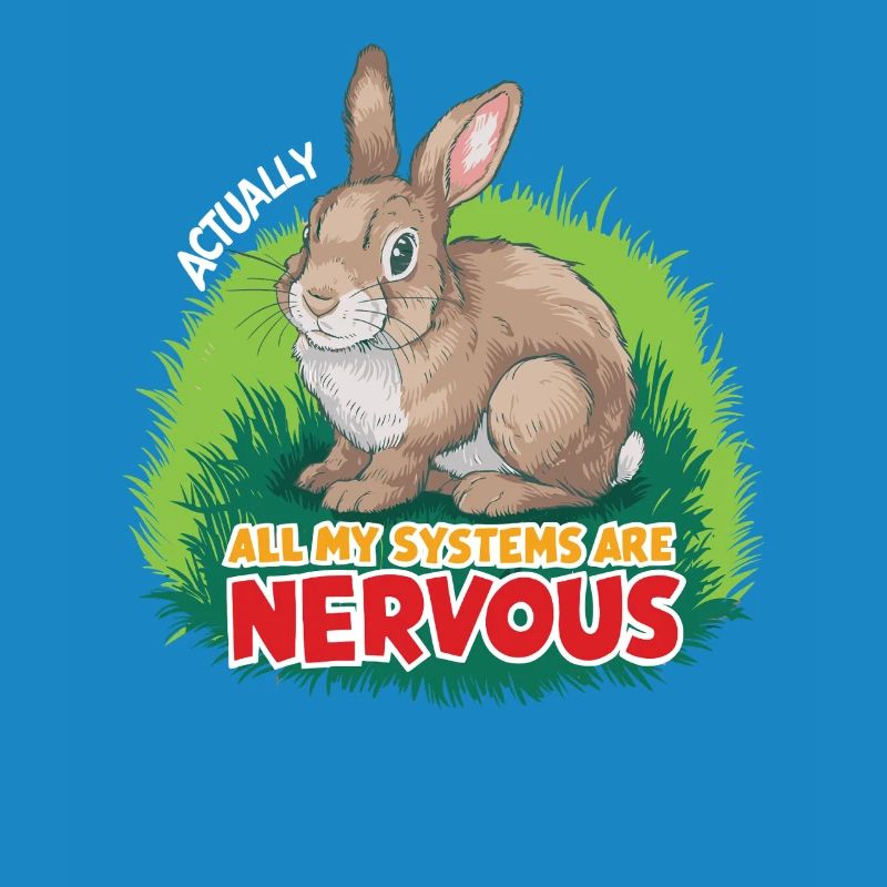 Lapin nerveux: blague système