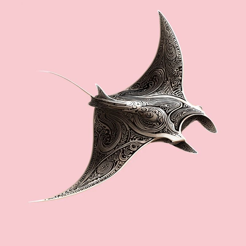 Manta Ray, Devil Ray, Stingray, Diver