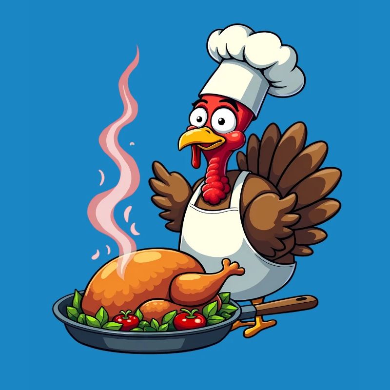 Cuisinier de dinde de Thanksgiving