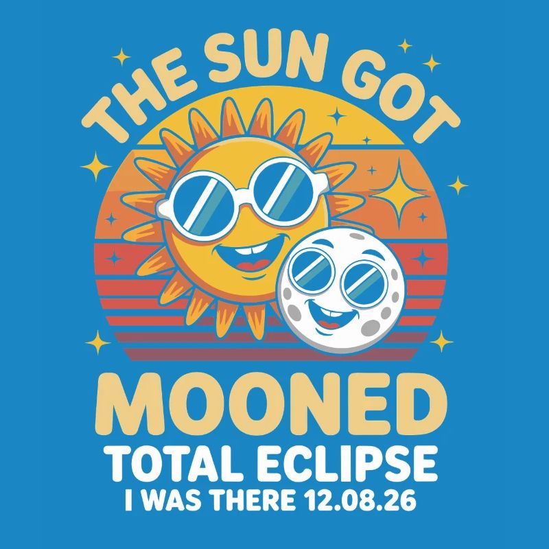 Sun Moon Eclipse with Glasses