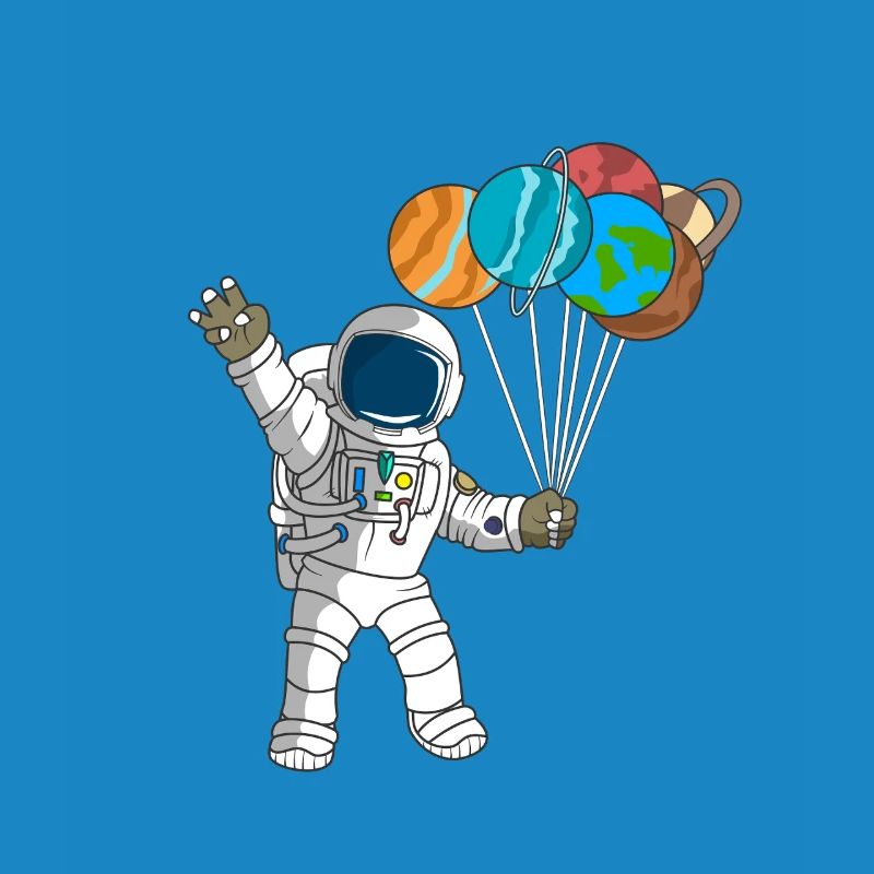 Astronautes Outer Space 3rd Anniversaire Planet Balloons