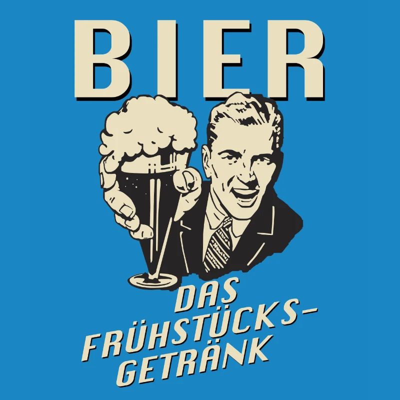 Bier, das Frühstücksgetränk