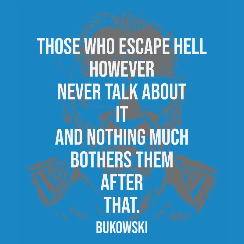 Gritty Bukowski Portrait Tee