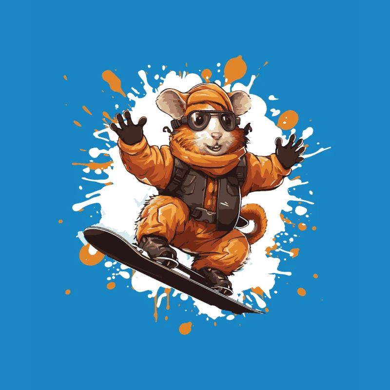 Hamster Snowboard