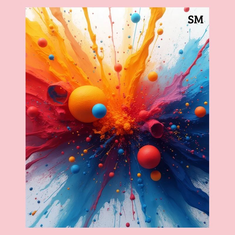 Abstract Color Explosion