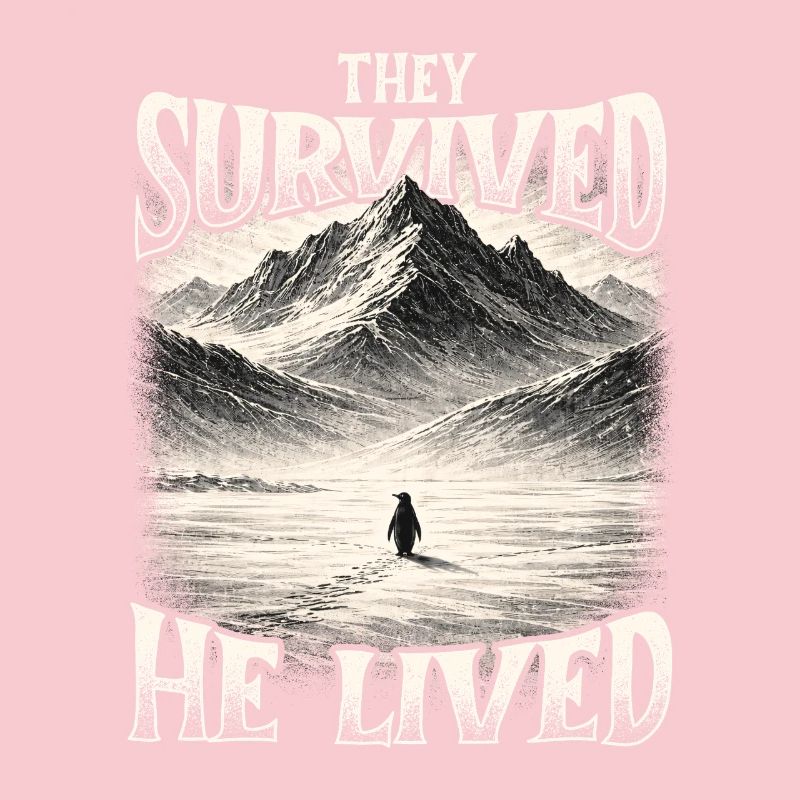 They Survived He Lived Penguin Meme Existential
