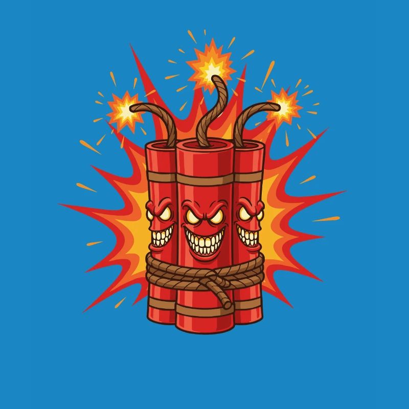 Exploding Dynamite Art
