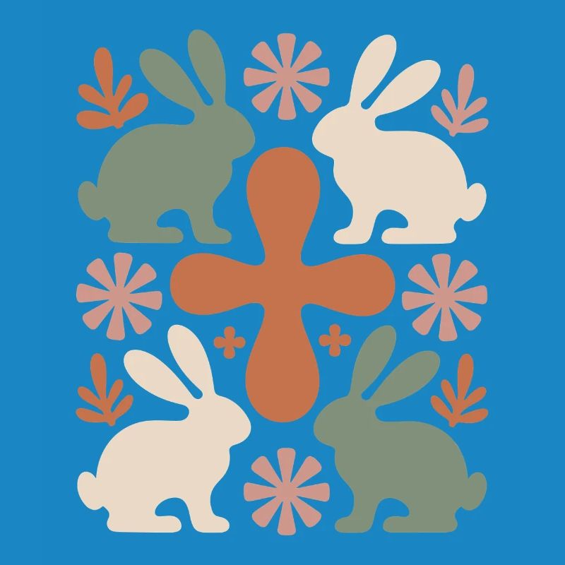 Easter Bunny Cross Pattern