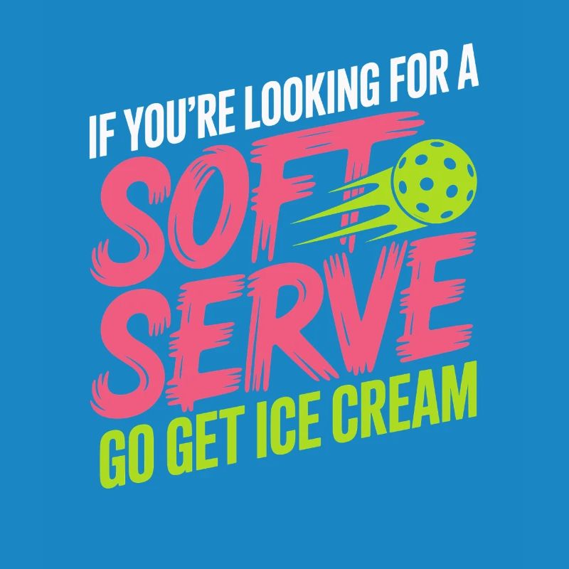 Pickleball Player Looking For Soft Serve Dinking