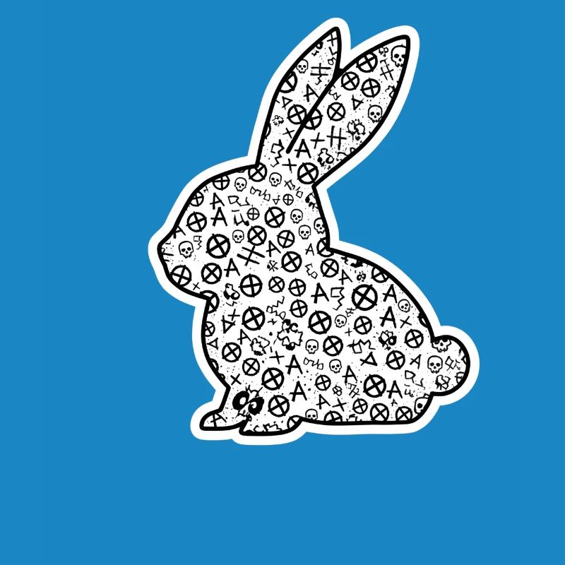 Heavy Metal Easter Bunny Rocker Easter Hardcore Bunny