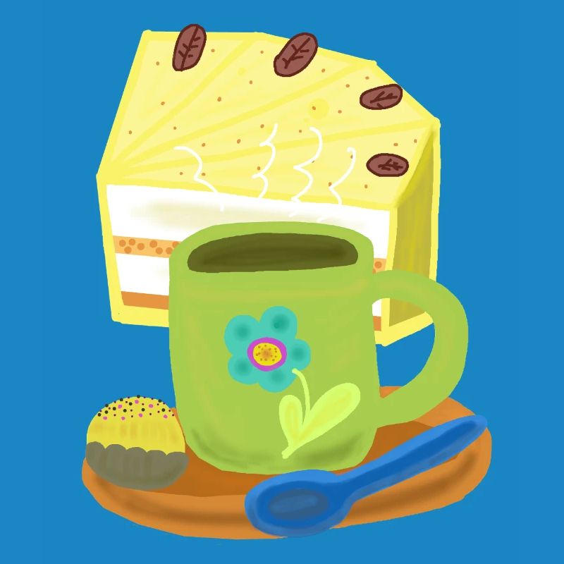 Torte Kuchen Kaffee Kaffeetasse Geburtstag