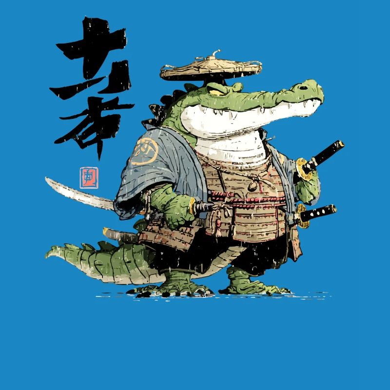 Alligator-Samurai-Duellant