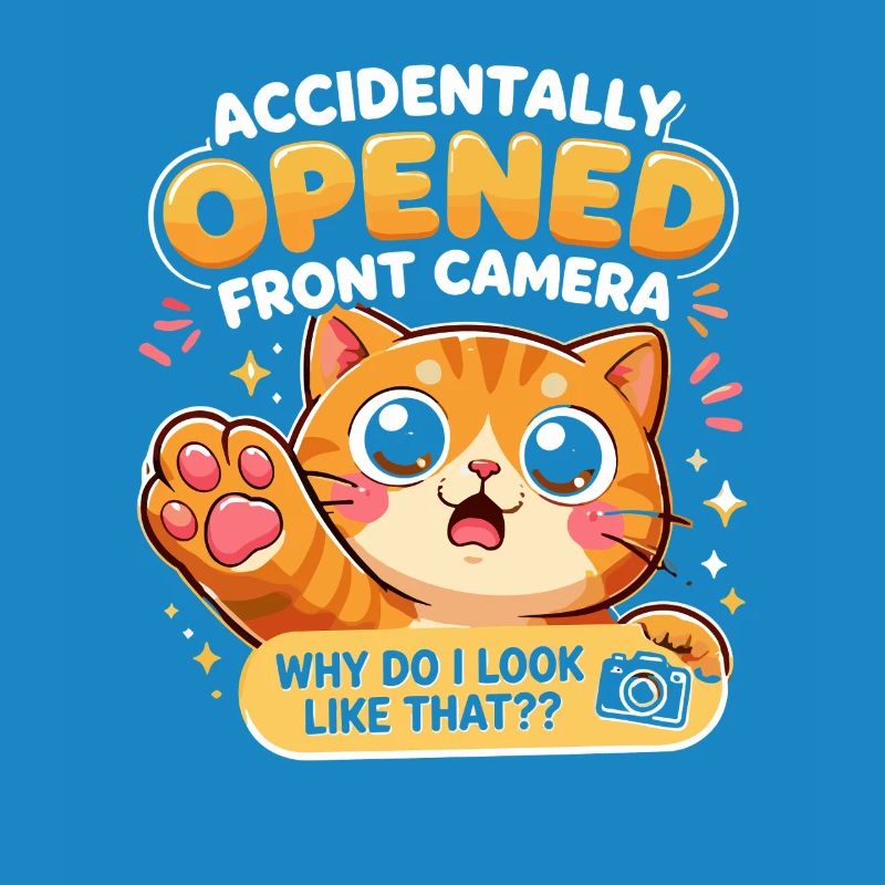 Chat caméra frontale ouvert accidentellement