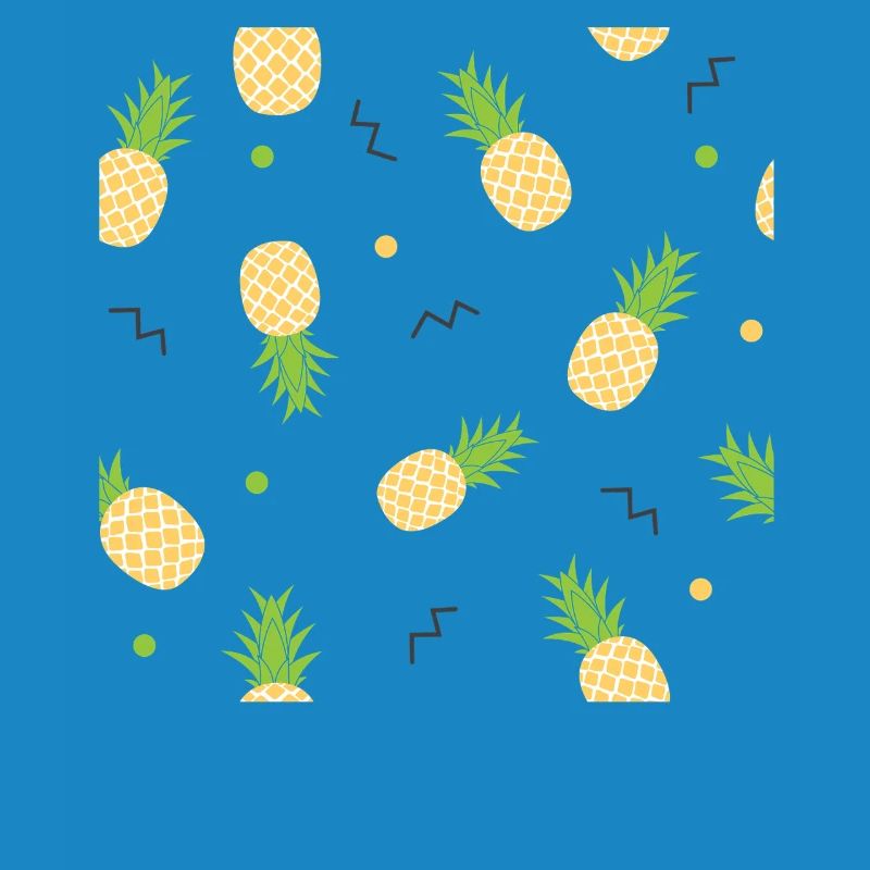 pineapple yellow pattern