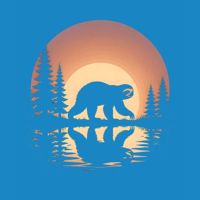Mammoth at Sunset in Pine Forest