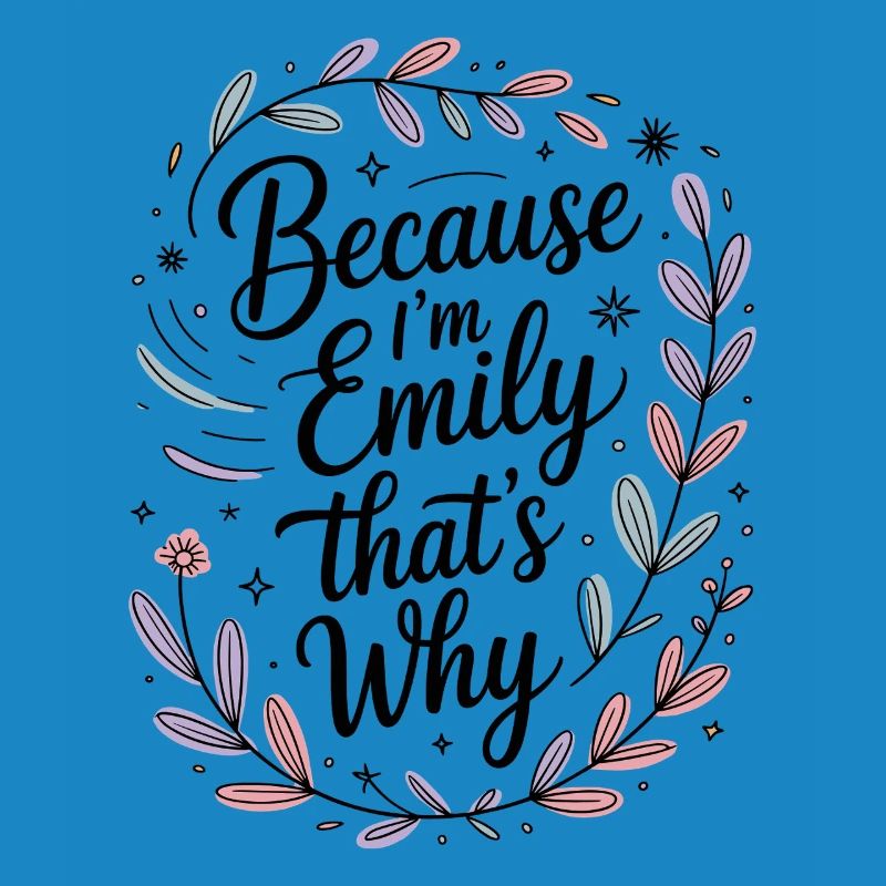 Parce que je suis Emily. C’est pour ça que je suis dans Emily.