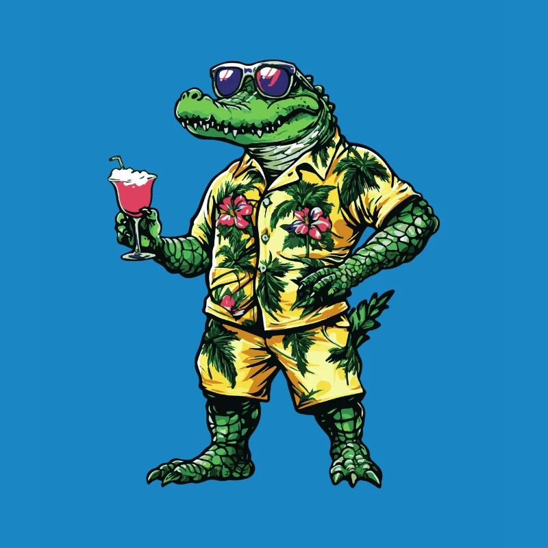Alligator Comic Sommer