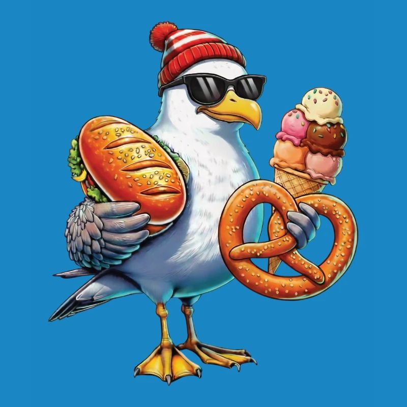 Möwe Brezel Eiscreme