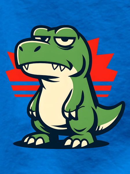 Chillig Dinosaur Mood Grumpy