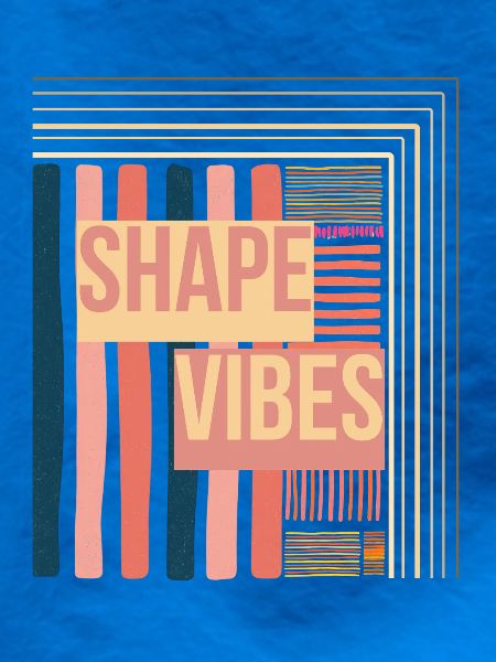 Shape Vibes Farbblockprint