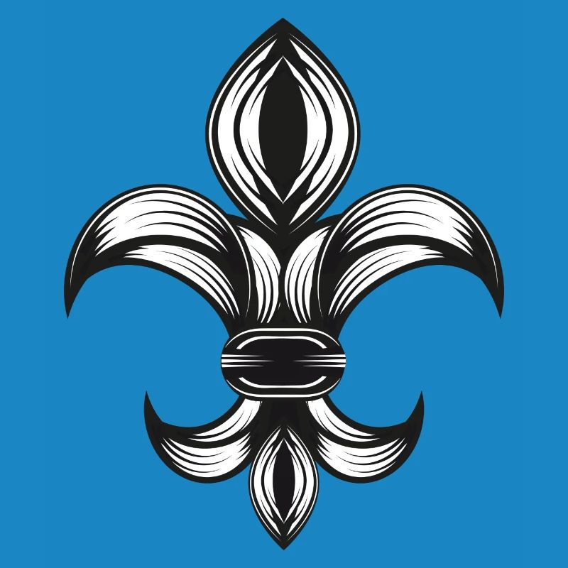 stylized iris - Fleur-de-Lys