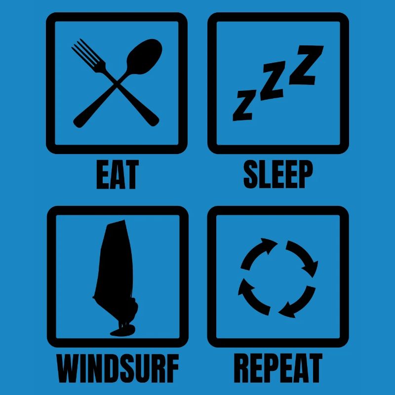 Routine de planche à voile