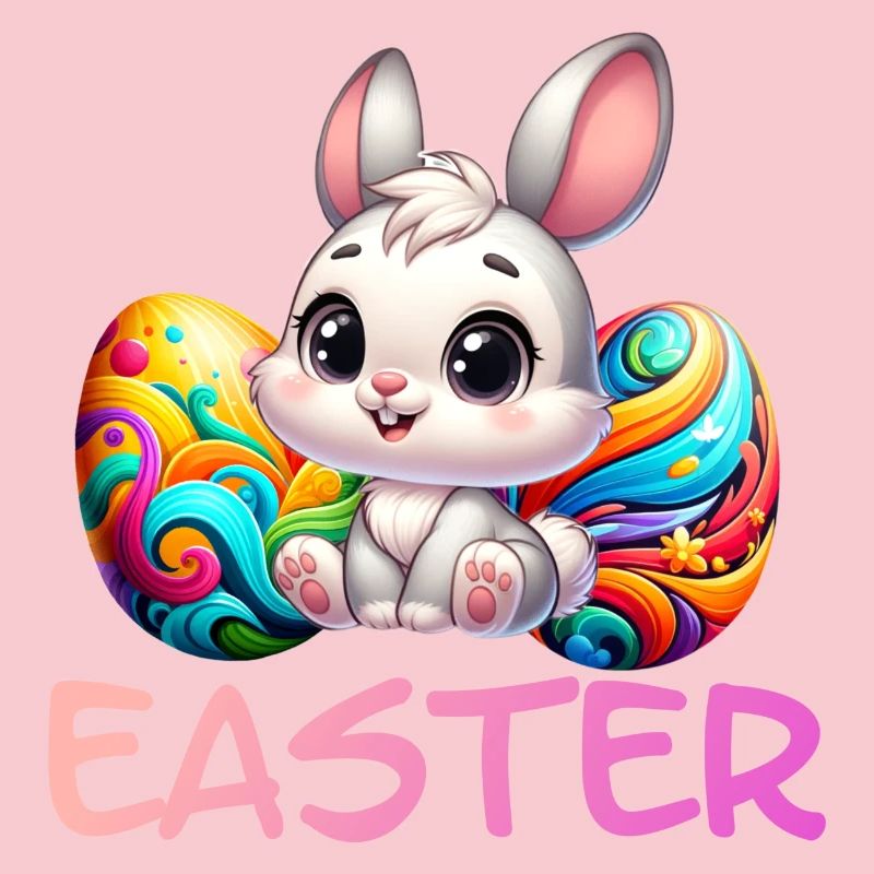 Easter Bunny with Easter Eggs