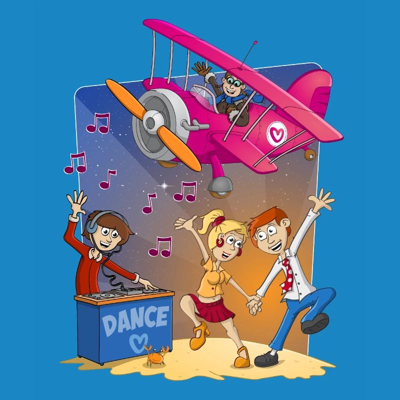 Dance, dance, dance, cheerful image